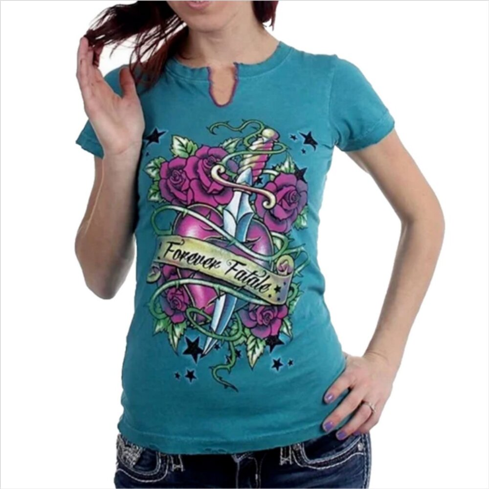 Sinful by Affliction Ink Shop Forever Fatale T Shirt
